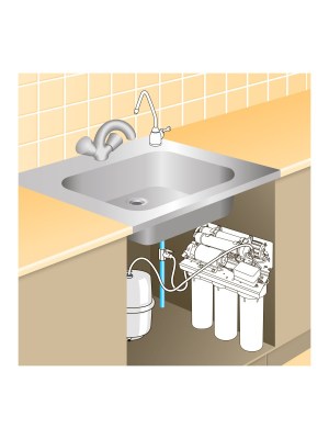 Система обратного осмоса Prio Новая Вода Start Osmos OU580 применяется для эффективной очистки воды, удаляет вредные примеси и делает воду безопасной для питья.